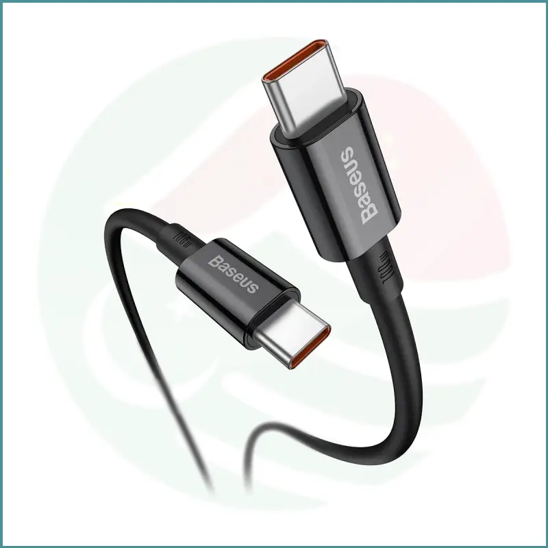 Baseus Type‑C to Type‑C 100W PD Cable | Superior Fast Charge | 1m Durable Design - Image 2