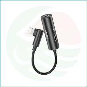 Baseus L42 Lightning Male to 3.5mm AUX + Lightning Female Adapter | Music + Charging