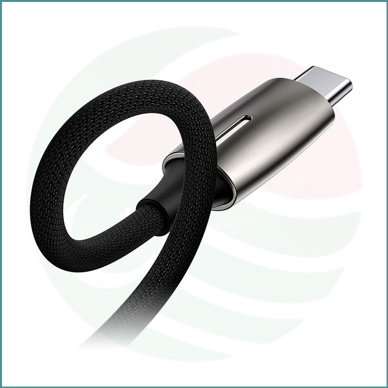 Baseus L60 Type‑C Male to Type‑C + 3.5mm Female Adapter | Music + Charging | LED Indicator - Image 3