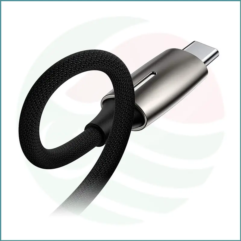 Baseus L60 Type‑C Male to Type‑C + 3.5mm Female Adapter | Music + Charging | LED Indicator - Image 3