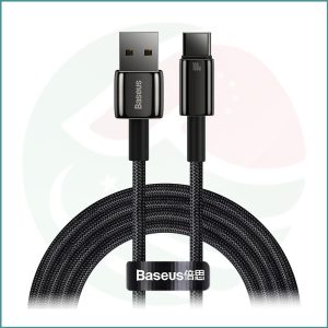 Baseus Tungsten Gold 100W USB to USB-C Cable | 1m / 2m | Black