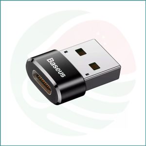 Baseus Type‑C Female to USB Male Converter | Fast Charging & Data Transfer | Compact