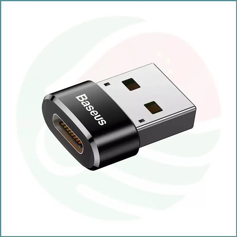 Baseus Type‑C Female to USB Male Converter | Fast Charging & Data Transfer | Compact - Image 2