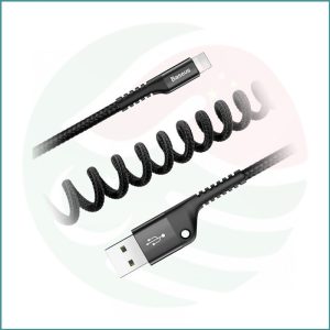 Baseus Fish Eye USB to Lightning Spring Data Cable | USB to iPhone