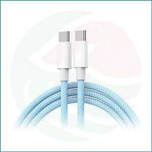Braided USB Type‑C to Type‑C Cable | Fast Charging & Data Transfer | Durable Nylon