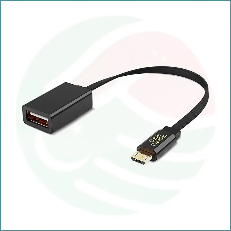 CableCreation Micro USB Male to USB Female | 0.5ft | On‑The‑Go Adapter