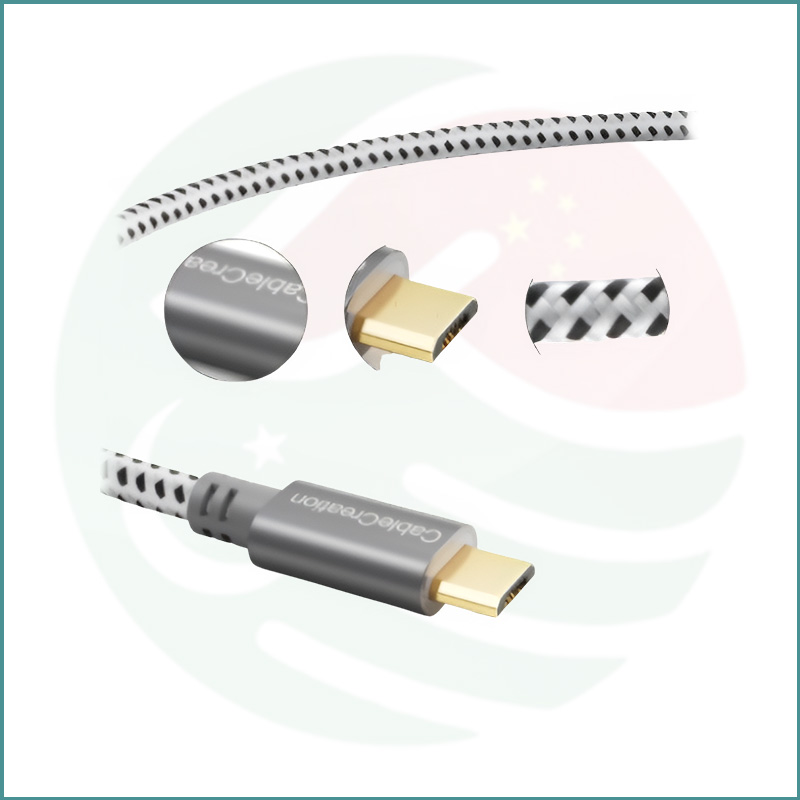 CableCreation Female USB to Micro‑USB OTG Adapter | 0.15m | Male to Female | Aluminum Space Gray - Image 2