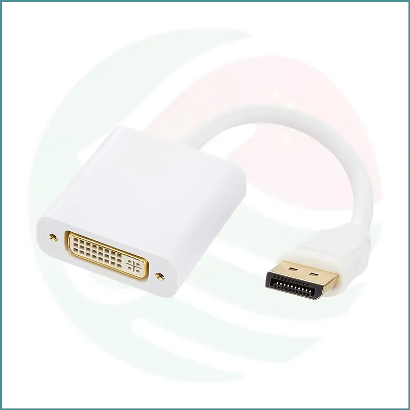 CableCreation DisplayPort (DP) to DVI Female Adapter | 1080p Full HD