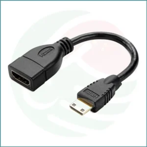CableCreation Mini HDMI Male to HDMI Female Cable | 0.15m | 1080P Full HD | 3D Support | Black