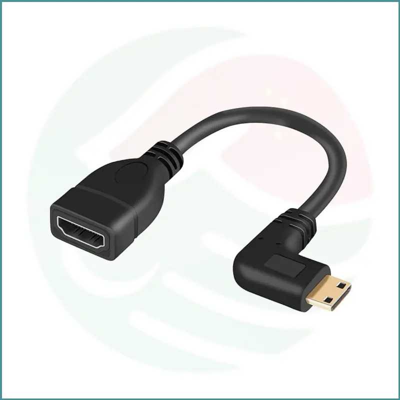 CableCreation Mini HDMI Male to HDMI Female Cable | 0.15m | 1080P Full HD | 3D Support | Black - Image 4