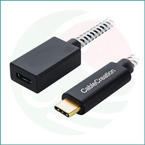 CableCreation USB‑C Extension Cable | 1m | 10Gbps SuperSpeed | 3A Charging | Male to Female
