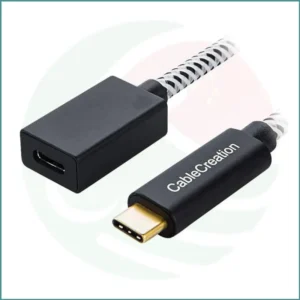 CableCreation USB‑C Extension Cable | 1m | 10Gbps SuperSpeed | 3A Charging | Male to Female