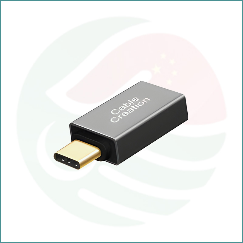 CableCreation USB‑C Male to USB‑A Female Adapter | OTG | 5Gbps | Space Gray Aluminum