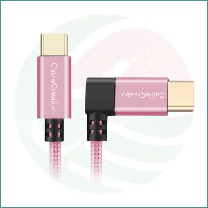 CableCreation USB‑C to Angled USB‑C Cable | 480Mbps