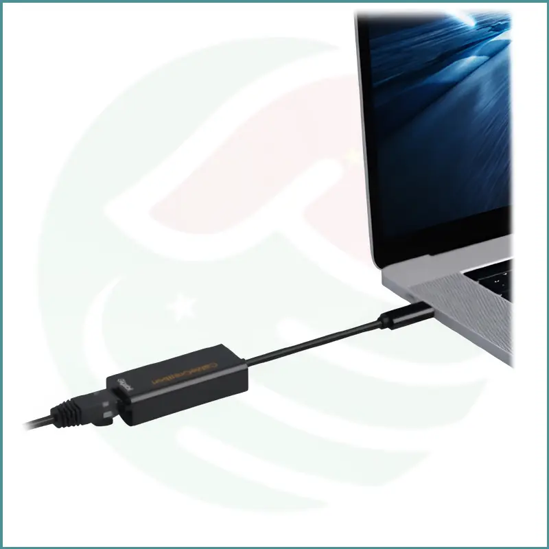 CableCreation Type‑C to Ethernet Adapter | 1Gbps | Plug & Play | Compact Design - Image 3