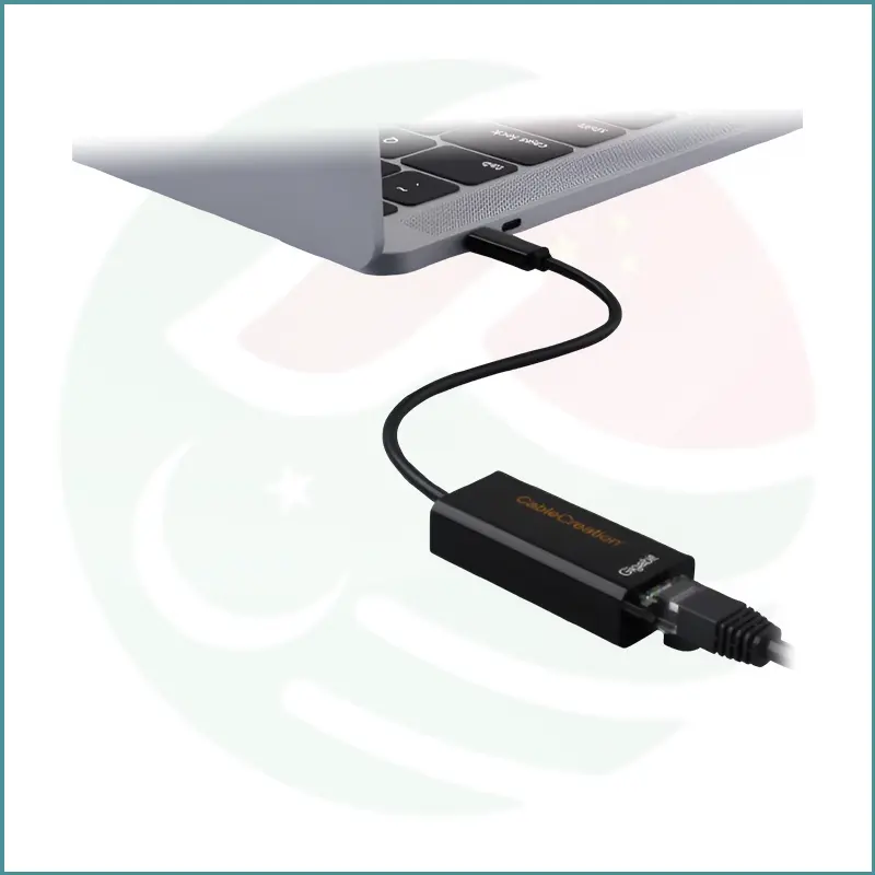 CableCreation Type‑C to Ethernet Adapter | 1Gbps | Plug & Play | Compact Design - Image 4