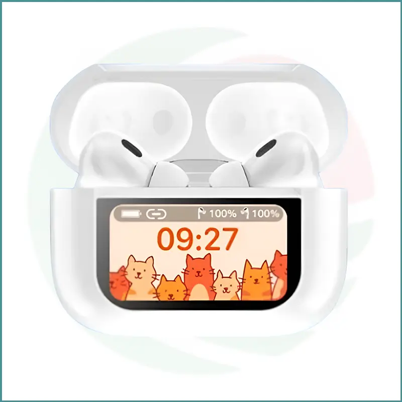 Redington True Wireless Earbuds | ANC | Touch Screen Display | 24+ Hr Battery | Wireless Charging Case