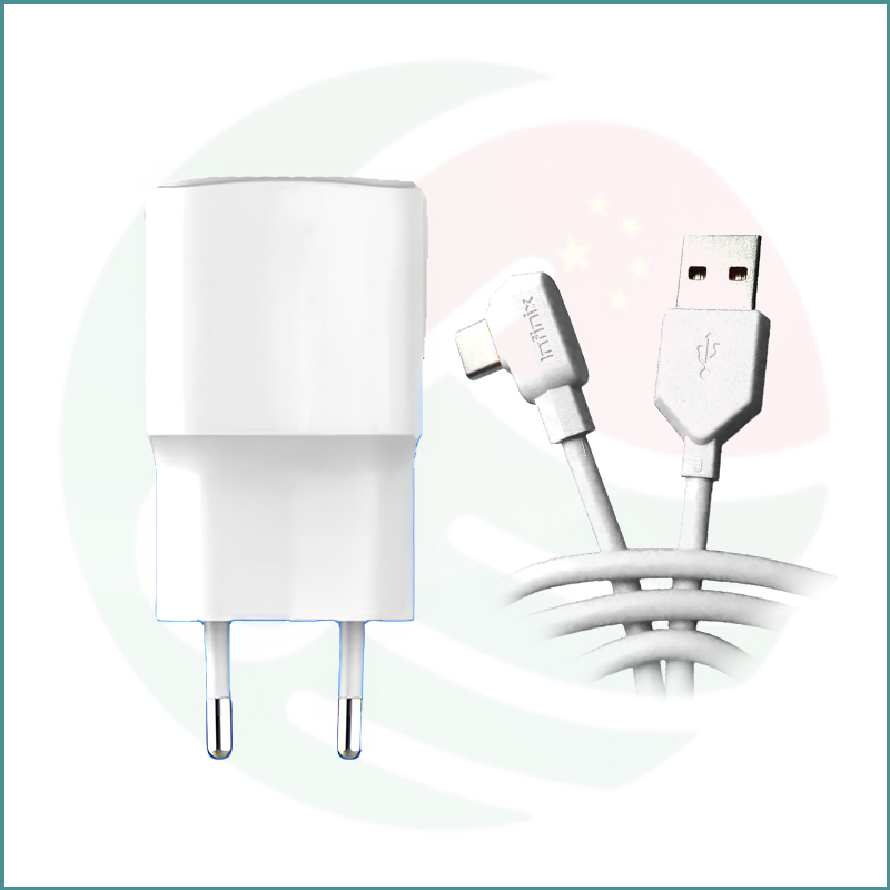 Tecno 18W Original Charger With L-Shaped Type-C Cable