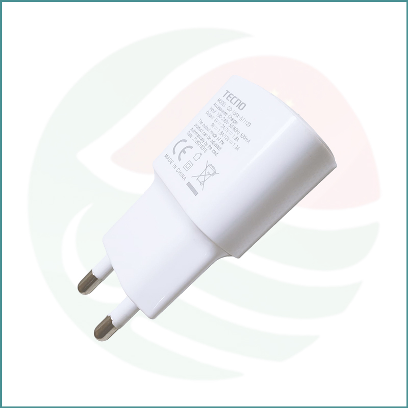 Tecno 18W Original Charger With L-Shaped Type-C Cable - Image 3