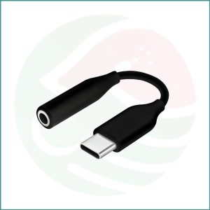 USB‑C to 3.5 mm Audio Adapter | DAC | 10 cm | Aluminum Alloy | Black