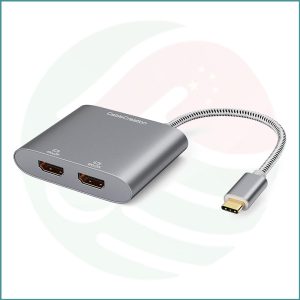 CableCreation USB‑C to Dual HDMI Adapter | 4K@30Hz