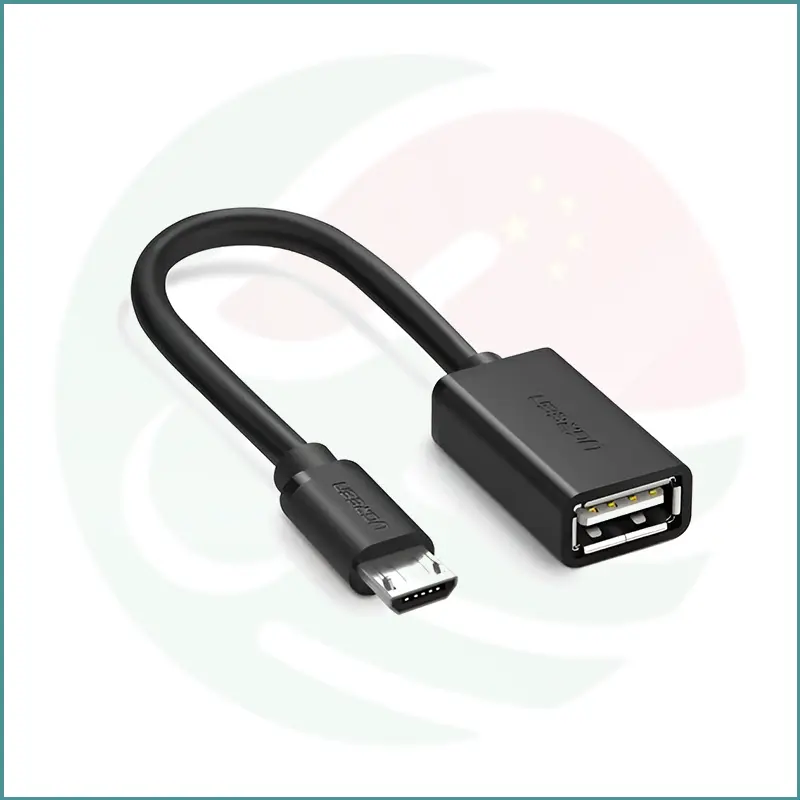 UGreen Android (Micro USB) 2.0 OTG Connector Cable | High‑Speed 480Mbps | Black