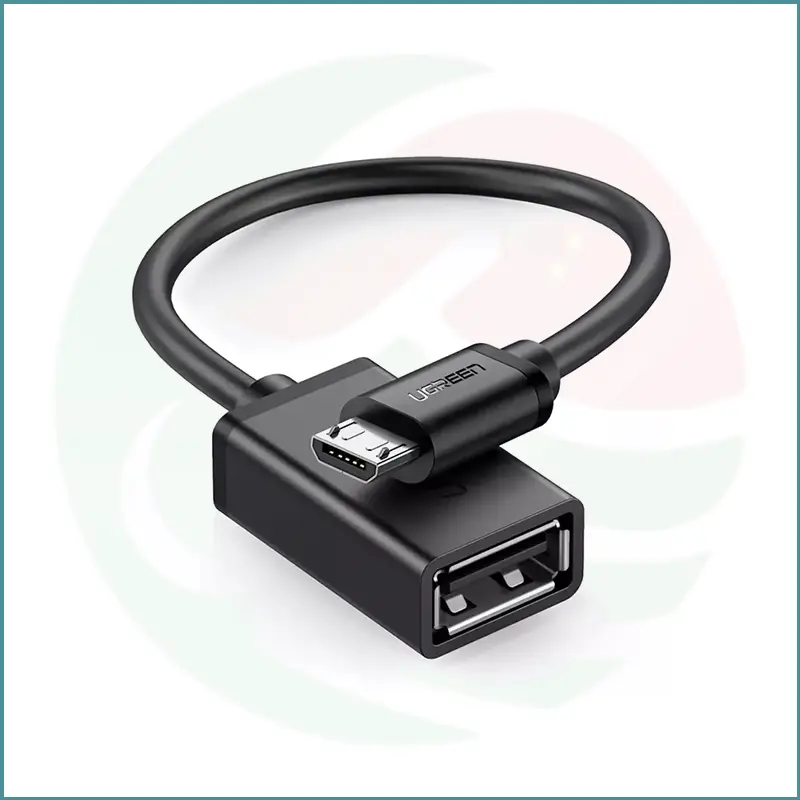 UGreen Android (Micro USB) 2.0 OTG Connector Cable | High‑Speed 480Mbps | Black - Image 2