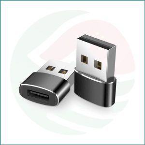 USB‑A Male to USB‑C Female Adapter | Data Converter | OTG Enabled