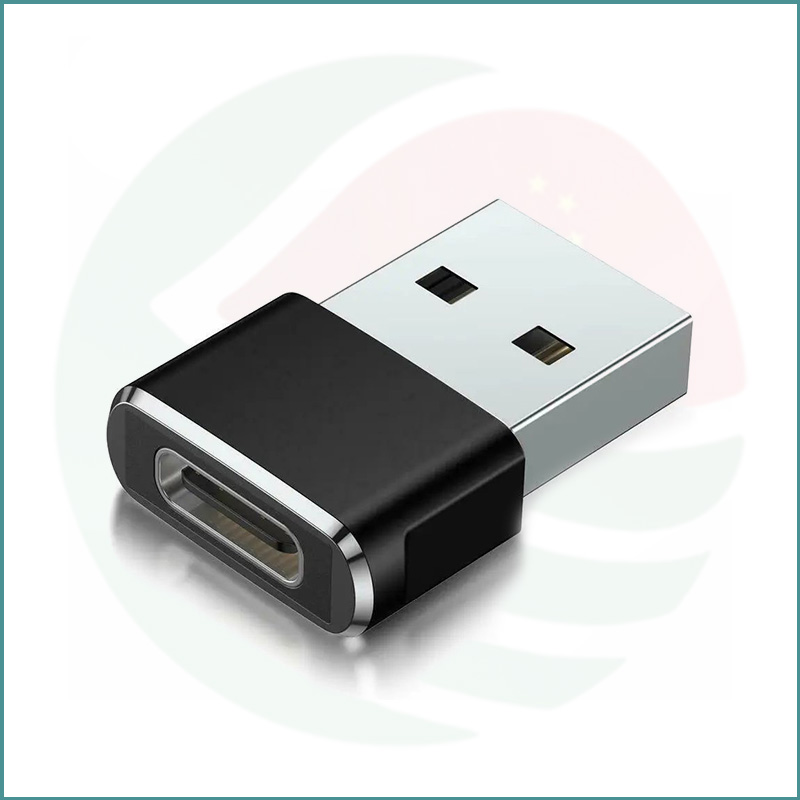 USB‑A Male to USB‑C Female Adapter | Data Converter | OTG Enabled - Image 2