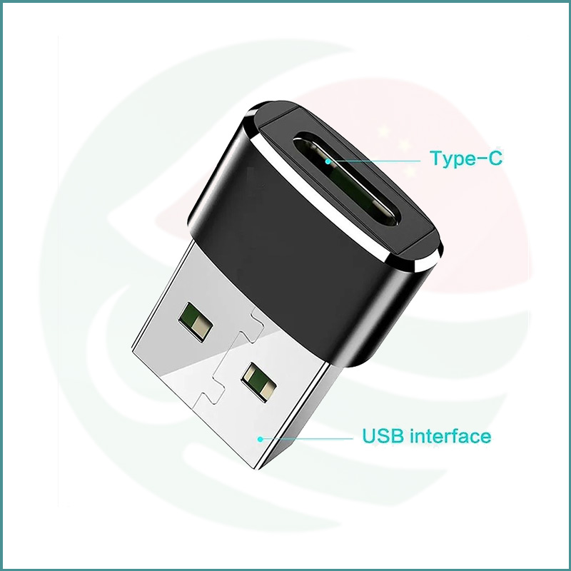 USB‑A Male to USB‑C Female Adapter | Data Converter | OTG Enabled - Image 3