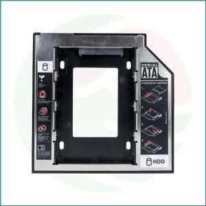 SATA 2nd HDD Caddy | 12.7mm Universal CD/DVD‑ROM | Add Extra 2.5" Hard Drive | Plug & Play