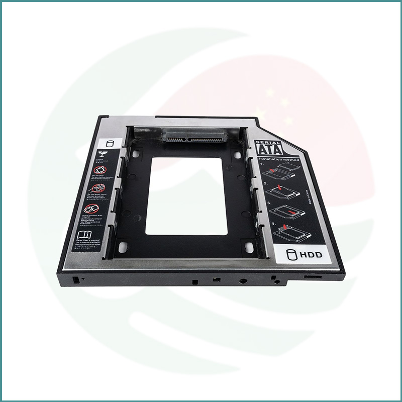 SATA 2nd HDD Caddy | 12.7mm Universal CD/DVD‑ROM | Add Extra 2.5" Hard Drive | Plug & Play - Image 2