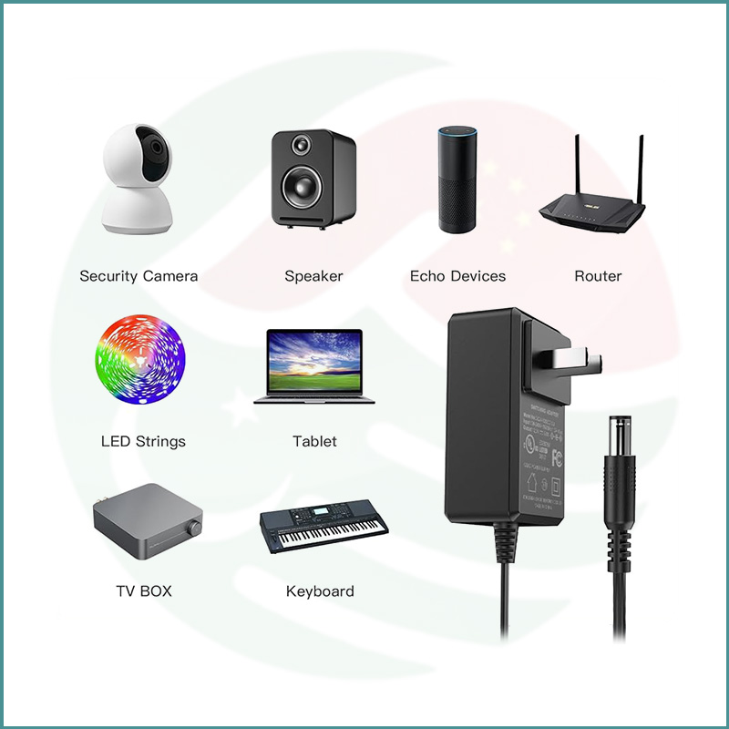 Universal 12V 2A AC/DC Power Adapter | UL Listed 12W Power Supply | LED Indicator - Image 3