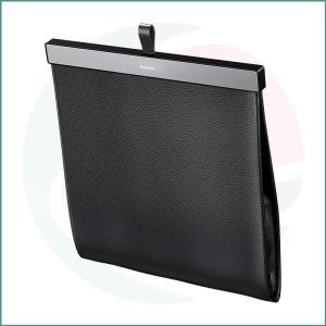 Baseus Car Garbage Bag | Waterproof & Leakproof PU Leather | 3 Storage Pockets | Foldable & Portable