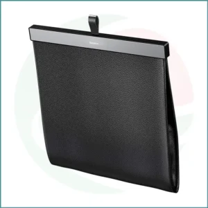 Baseus Car Garbage Bag | Waterproof & Leakproof PU Leather | 3 Storage Pockets | Foldable & Portable