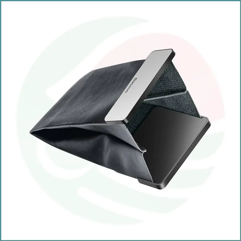 Baseus Magic Car Storage Pocket Cover | Black & Silver | Magnetic Latch | Leather Trim - Image 3