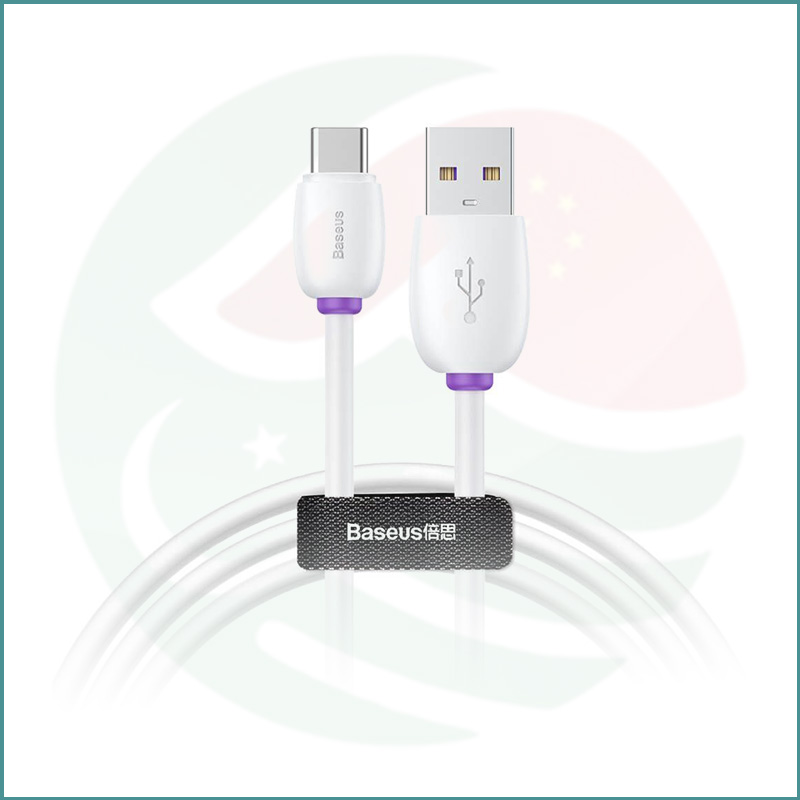 Baseus Purple Ring USB To USB‑C Cable | 1m | 5A | 40W | 480Mbps