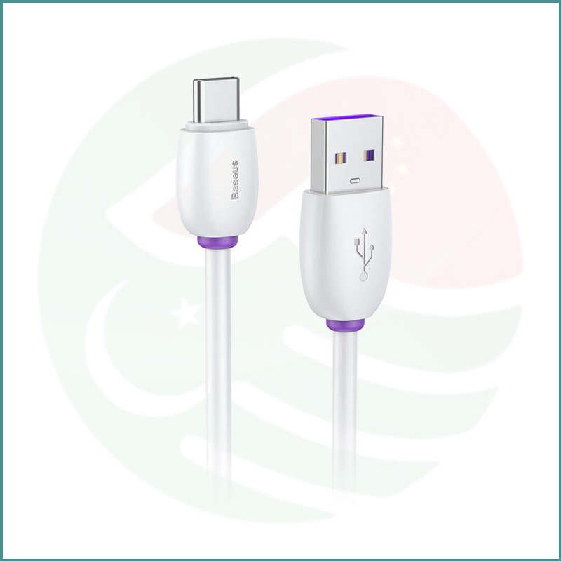 Baseus Purple Ring USB To USB‑C Cable | 1m | 5A | 40W | 480Mbps - Image 3