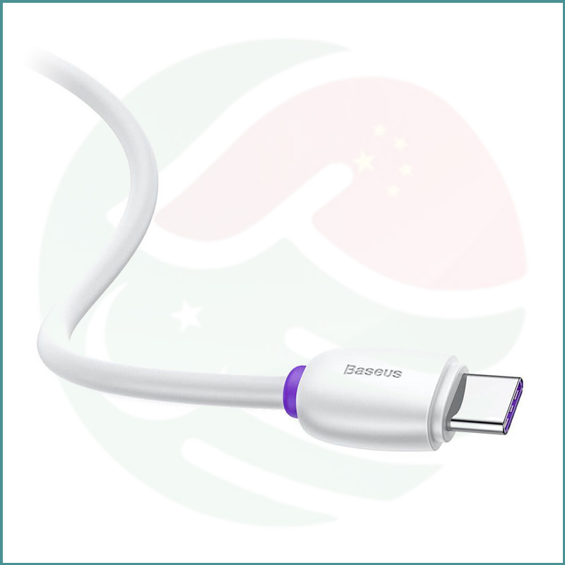 Baseus Purple Ring USB To USB‑C Cable | 1m | 5A | 40W | 480Mbps - Image 4