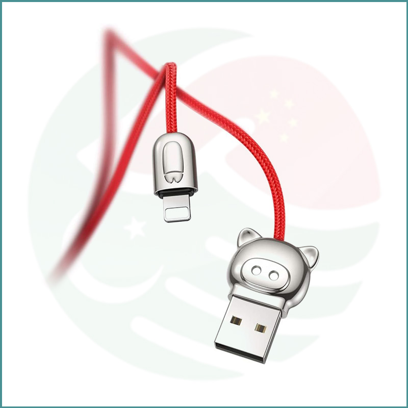 Baseus USB to Lightning Pig‑Shaped Design Cable - Image 2