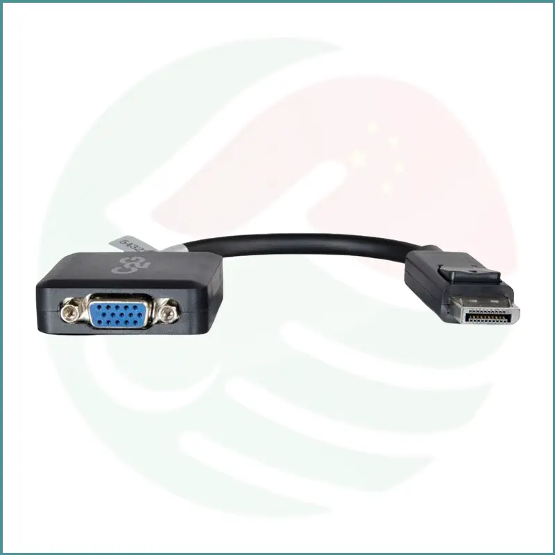 C2G DisplayPort Male to VGA Female Adapter | 8 Inch | Black - Image 2