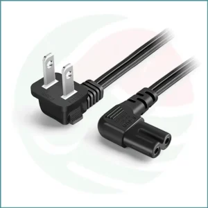 Angled 2-Pin Power Cable | 3.5m | Non-Polarized