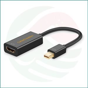 CableCreation Mini DisplayPort Male To HDMI Female Adapter | 4K@30Hz | Thunderbolt Compatible | Gold‑Plated | Black