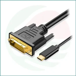 CableCreation Type‑C to DVI Cable Adapter | Male USB‑C to Male DVI‑D Dual Link | 1.8m (6ft) | 1080p Full HD @ 60Hz