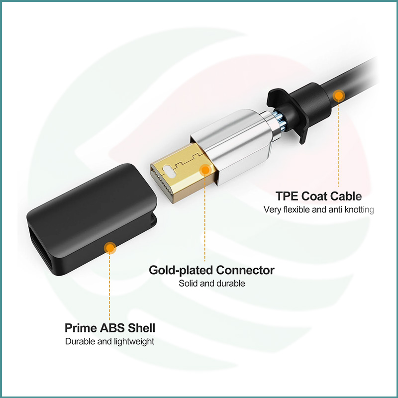 CableCreation USB Type‑C to Mini DisplayPort Cable | 1.8m | 4K@60Hz - Image 3