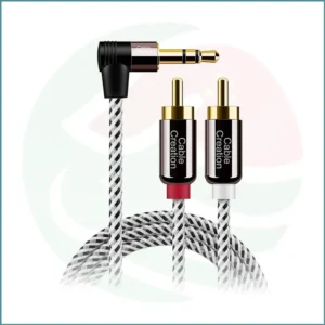 CableCreation 3.5mm to 2RCA Stereo Audio Cable | 3m | Gold‑Plated | Bi‑Directional
