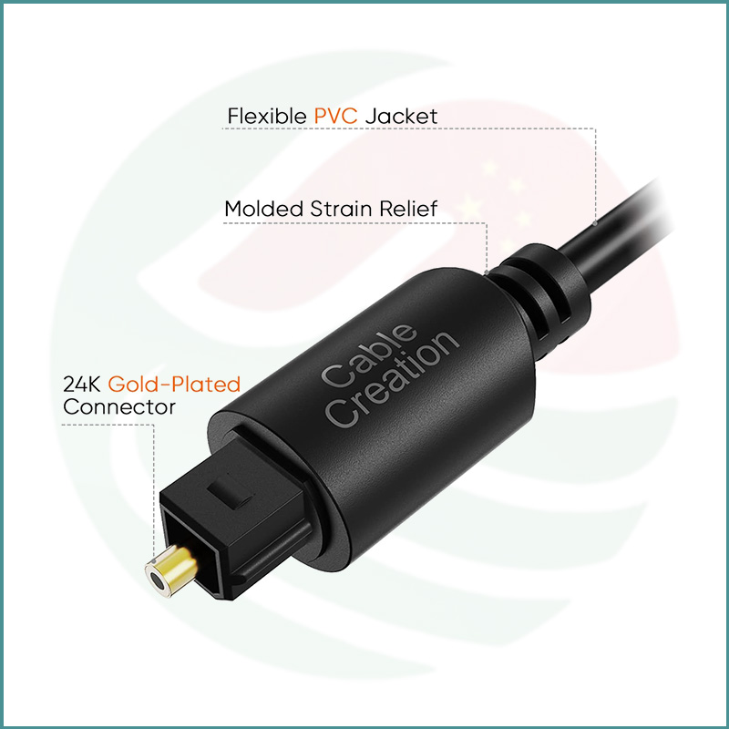 CableCreation Optical Digital Audio Cable | Toslink Male to Male - Image 4