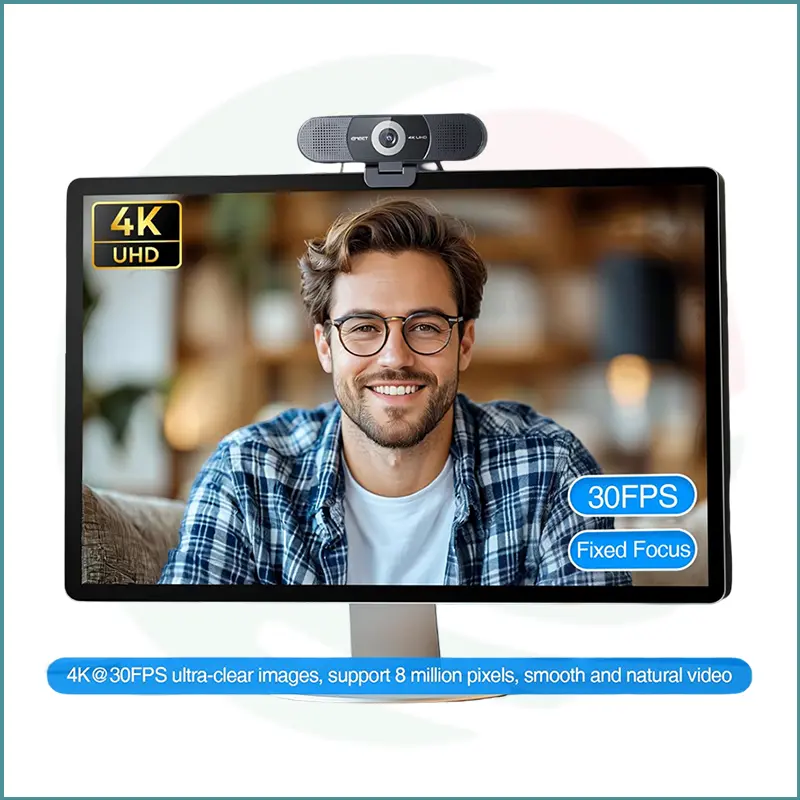 EMEET C980 PRO 3‑in‑1 4K Webcam | Noise‑Cancel Mics & Dual Speakers | Wide‑Angle 60°‑98° | Magnetic Privacy Cover - Image 3