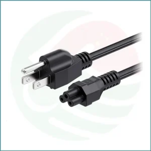 3-Pin Laptop Power Cord | 1.8m | 7A / 125V | NEMA 5-15P to IEC C5 Flower