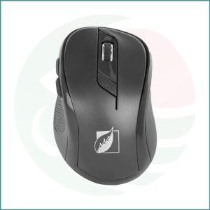 Green Leaf 2.4 GHz Wireless Mouse | 5‑Buttons | 800 DPI | Ergonomic Matte Design | USB Receiver